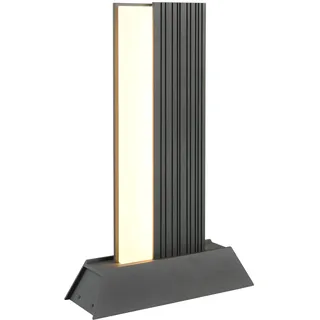 Trio Leuchten LED Außen Wegeleuchte Mariza 547060142, Aluminium Druckguss, Glas weiß, inkl. 11 Watt LED, Anthrazit