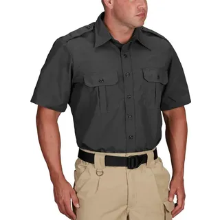 Propper Herren Kurzarm Taktisches Kleid Hemd, Dunkelgrau, X Large