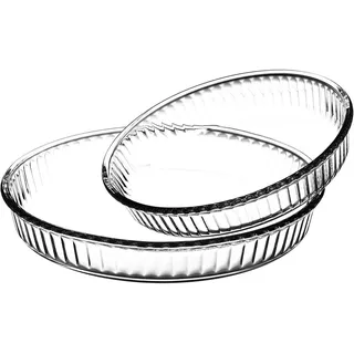Pasabahce Auflaufform 2-tlg. Ø 26/32 cm Transparent