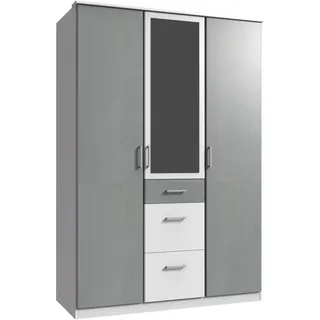 Kleiderschrank »Click« mit Spiegel weiß