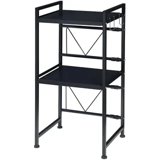 [en.casa] Sorsele Küchenregal 63 x 78,5 x 32 cm Schwarz