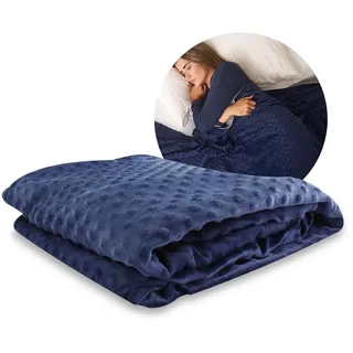 Universal Gewichtsdecke Hülle mit 8 Bindern - Bambus & Minky Dot - Weighted Blanket Cover - Duvet Cover - Duvet Cover 150x200CM