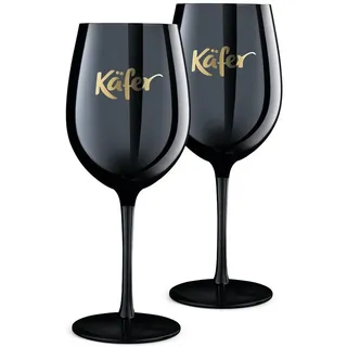 Cocktailglas , Schwarz , 2-teilig , 600 ml , Gläser, Cocktailgläser