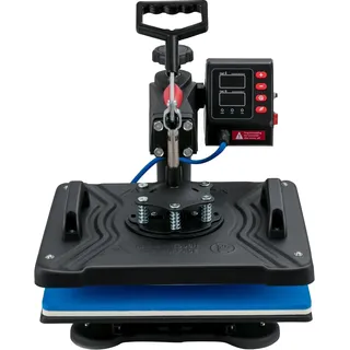 Vevor Heat Press, 5-in-1 Wärmepresse, Maschine, 29 x 38 cm Klappschalen-Sublimations-Transferdrucker, schnelles Aufheizen, digitale präzise Temperaturkontrolle, Vinyl-Heizpresse