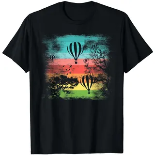 Heißluftballon Luftfahrt Hot Air Balloons Adventure Festival T-Shirt