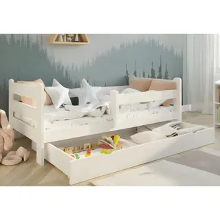 Kids Collective Kinderbett 80 x 160 cm Kiefer massiv weiß
