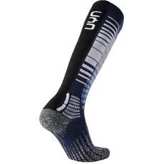 Bild von Herren Ski Snowboard Socke, Dark Blue/Grey Melange, 39/41