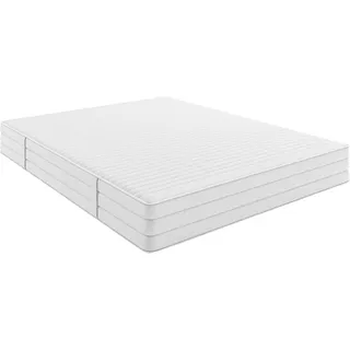 Mirjan24 Federkernmatratze Mediq 24 cm, Beidseitig verwendbar, H3 (Liegefläche: 80x200 cm) - Weiß