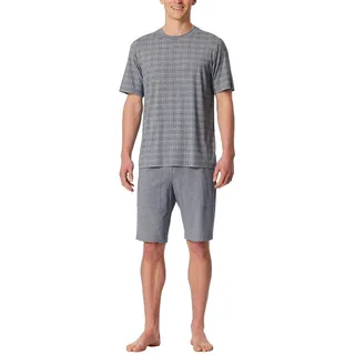 Schiesser Herren Schlafanzug kurz - Selected Premium Jacquard