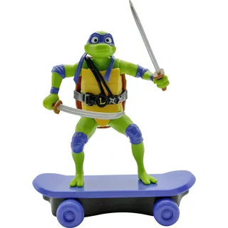 Teenage Mutant Ninja Turtles/Leonardo Mutant Mayhem Skate Spielzeug/TMNT Actionfiguren Sewer Shredders, Geschenkspielzeug, Alter 3+