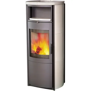 Hark Nika ECOplus Kaminofen Kachel creme-weiß 5 kW
