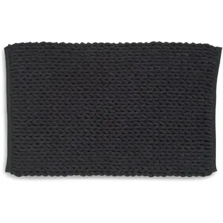 Kela Badteppich Schwarz 80 x 50 cm