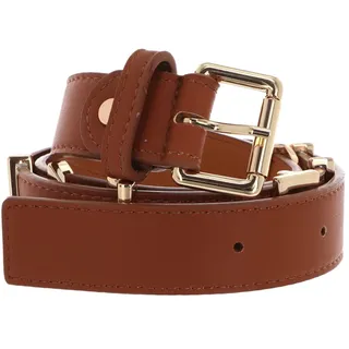 Valentino, EMMA WINTER (VCS3M257N), CINTURE MAT.PLASTICHE, BELT, CUOIO/ORO (Donna)