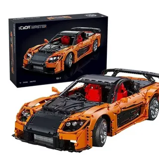 CaDA Bricks Cada Mazda Rx 7 Maßstab 1:18 Konstruktionsspiel 3305 Stücke - Multicolor - One Size