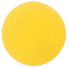 AFH Schaumstoffbälle Senso Deluxe ohne Beschichtung | Softbälle | weiche Bälle (Ø 10 cm, gelb)