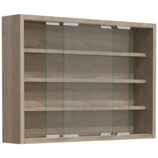 VCM Hängevitrine Agisa M 57 x 40 x 10 cm Braun