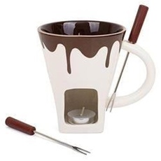 Thumbs Up! Chocolate Fondue Mug (2 Forks 1 Candle)