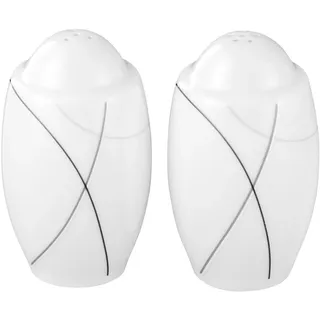 SELTMANN WEIDEN Salz- und Pfefferstreuer-Set Trio Highline 7,8 cm Weiß unbefüllt