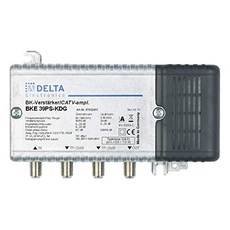DCT Delta – BKE 39 PS KDG VPE: 1, Hausanschlussverstärker KDG C (4.2) 1 GHz 39 dB, RW 65 MHz 29 dB Verstellvorrichtung Ebene