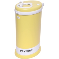 Ubbi Steel Diaper Pail, Odor Locking, No Special Bag Required, Award-Winning, Registry Must-Have, Pantone Yellow