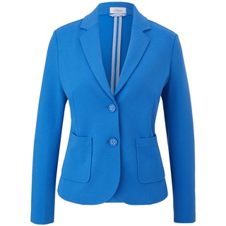 s.Oliver Damen 2140914 Jersey Blazer, blau, 34