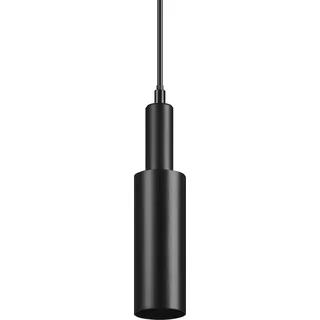 OSRAM Zylinder-Schienenpendelleuchte mit GU10-Sockel in Schwarz aus Stahl, IP20-Schutz, für Küche und Wohnzimmer geeignet - Schwarz