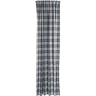 Homing Vorhang »Aiko« verdeckte Schlaufen 1 Stk. tlg. Vorhang, Küche, Landhaus, blickdicht, blau