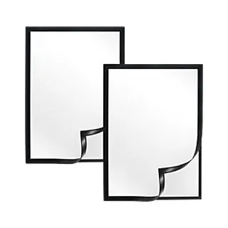 Viking A3 Inforahmen Selbstklebend Schwarz Kunststoff 1292061 32,5 (B) x 0,4 (T) x 44,8 (H) cm 2 Stück