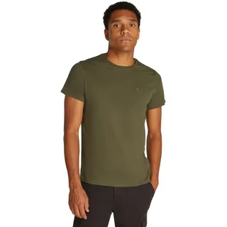 Tommy Jeans Herren T-Shirt Kurzarm TJM Original Slim Fit, Grün (Fatigue Green), XXS