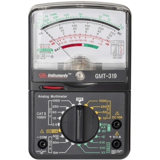 Gardner Bender GMT-319 Multimeter Tester, RJ-45 & RJ-11, 7 Function / 19 Range 1000V Black