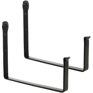 ACHLA DESIGNS SFB-04 Blumenkasten-Wandhalterung, 30,5 cm, Schwarz