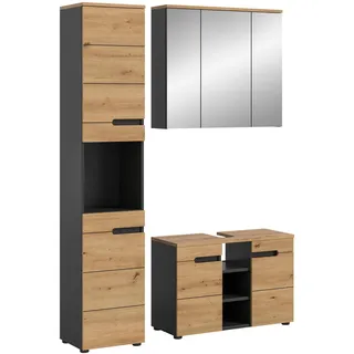 xonox.home Canu 3-tlg. Artisan Eiche / Basalt grau