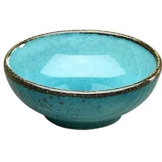 CreaTable Tapas-Schale »NATURE COLLECTION« 6 Stk. aus Steinzeug Snackschale, Dipschale, Servierschale, Ø 8 cm, blau