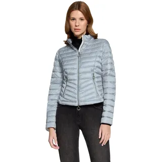 Steppjacke GIL BRET, Damen, Gr. 36, silber (ashley blau), Steppware, Obermaterial: 100% Polyamid, unifarben, regular fit normal, Jacken Steppjacke, mit Stehkragen