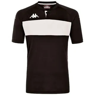Kappa Dalto Kurzarm-poloshirt Schwarz 2XL
