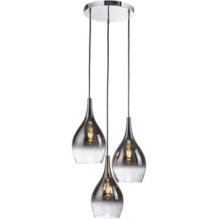 Paul Neuhaus Pilua 3-flg. E27 30 cm rund chrom