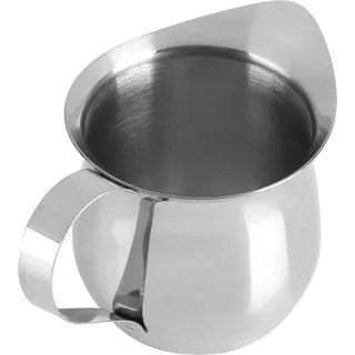 Kannenbecher,Aufschäumbecher,Milchaufschäumbecher,Aufschäumkrug,Milchaufschäumkrug - Silber