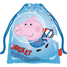 Peppa Pig, Kindergartentasche, Snackbeutel Peppa Pig George Space Travel