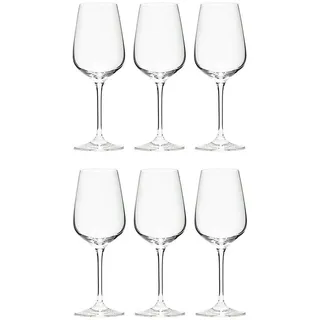 Butlers Rotweingläser (6er Set) Santè 480 ml , Transparent , Glas , Gläser, Weingläser