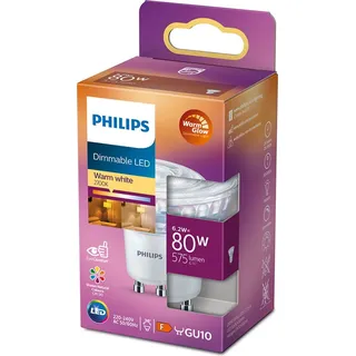 Philips LED-Spot 77409700 6,2 W GU10 warmweiß