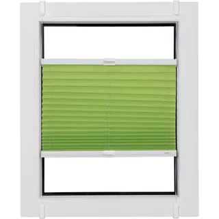 SUNLINES Plissee Start-up Style Crush 70 x 130 cm grün/weiß