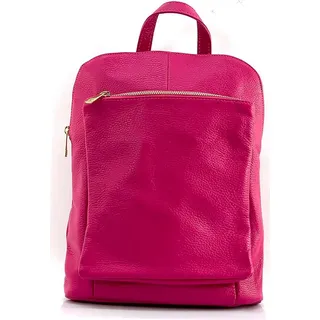 Drachenleder Florence Cityrucksack Leder Fuchsia