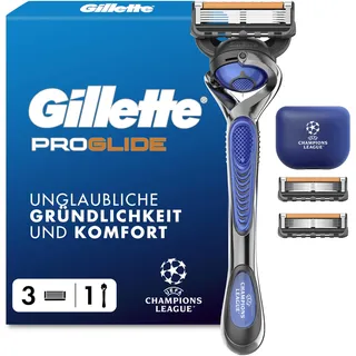 Gillette Fusion5 Proglide Rasierer + 3 Klingen