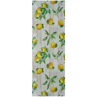 Atticgo Küchenteppich Mehrfarbig Sally 48/200 cm , Textil , Baum/Pflanze/Natur , Rechteckig , 48x200 cm , waschbar, antistatisch, leicht zusammenrollbar, rutschfeste Unterfläche , Teppiche und Böden, Teppiche, Teppichläufer, Küchenteppiche