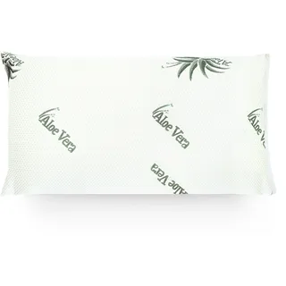 Mister Sandman Kopfkissen Aloe Vera 40 x 80 cm Weiß