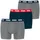 3 Einheiten Grey Navy Red Combo L