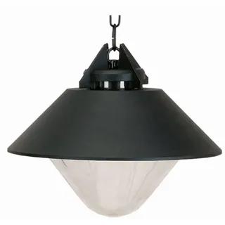 KAILIDA Hängeleuchte Außenlampe Schwarz Ø32cm Rund IP44 E27 Rustikal