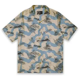 Salty Crew River Rats Fill Kurzarmhemd - River Rat Print - XL