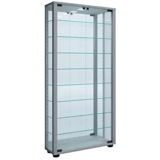 VCM Wandvitrine Glasvitrine Vitrosa Maxi Spiegel