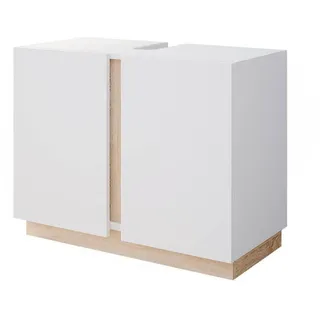 Vicco Waschbeckenunterschrank Gloria Weiß 70.4 x 55.5 cm mit 2 Türen, - Weiß